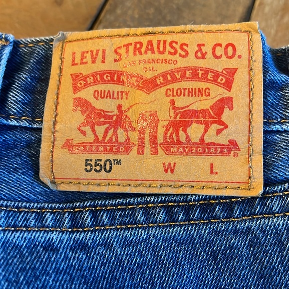 Levi's 550 Men's Jeans Relaxed Fit Size 40Wx38L - Picture 4 of 10